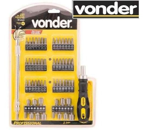 Juego De Dados Y Puntas 1/4'' 58pz Vonder G P