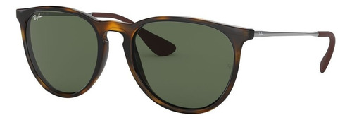 Armazón Solar Ray-ban Erika Rb4171 710/71 Color de la lente Verde Color de la varilla Grafito Color del armazón Havana Diseño Protección UV