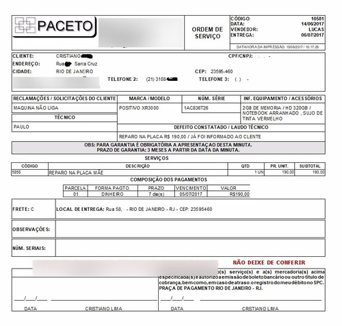 Controle De Assistência Técnica