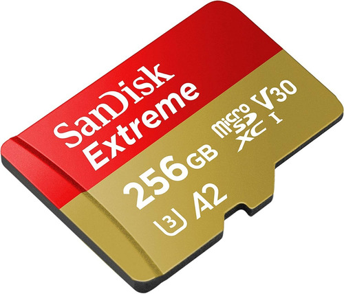 Sandisk Extreme Memoria Micro Sd 256 Gb 160 Mb/s Clase 10