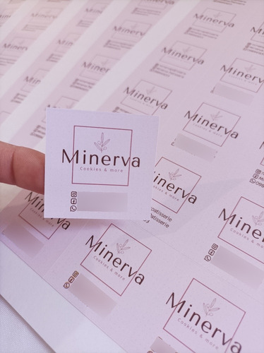 Imagen 6 de 6 de 10 Stiker Personalizados, Adhesivos En Papel Fotográfico
