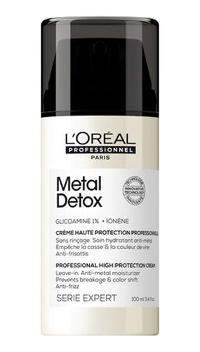 Crema Capilar Leave-in Loreal Profesional Metal Detox 100ml