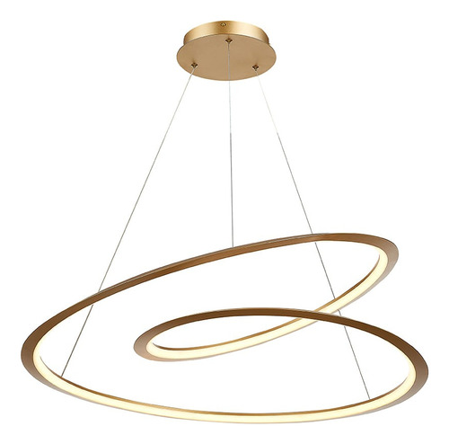 Pendente Infini Dourado 79cm 61w 3000k Led - Dw008g - Bella