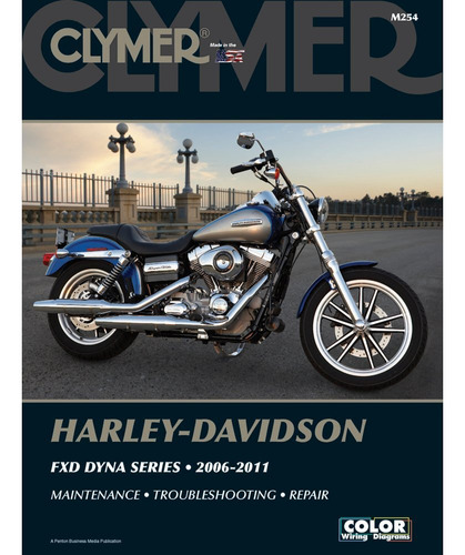 Clymer Manual M254; Hd Dyna Fabricado Clyde