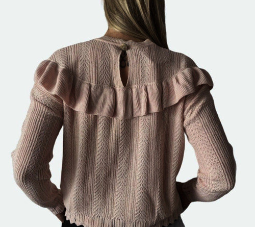 Sweater Mujer Volados Palpitante