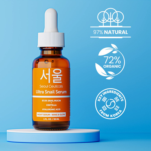 Serum Seoulceuticals Snail Mucin 97,5% Con Ácido Hialurónico