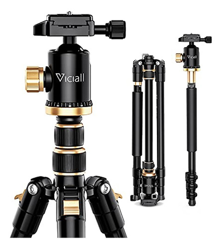 Viciall 80'' TriPod, Camera TriPod For Dslr, Compact Aluminu