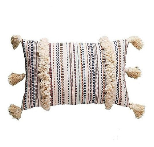 Funda De Almohada Decorativa Estilo Bohemio - Flber