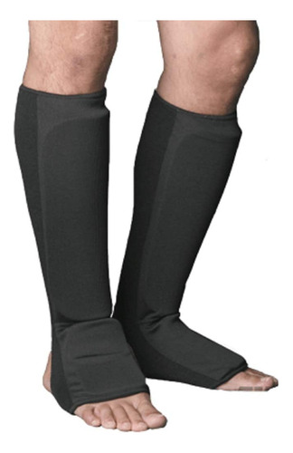 Proforce Cloth Shin Empeine Guardia Negro - Tamaño Grande # 