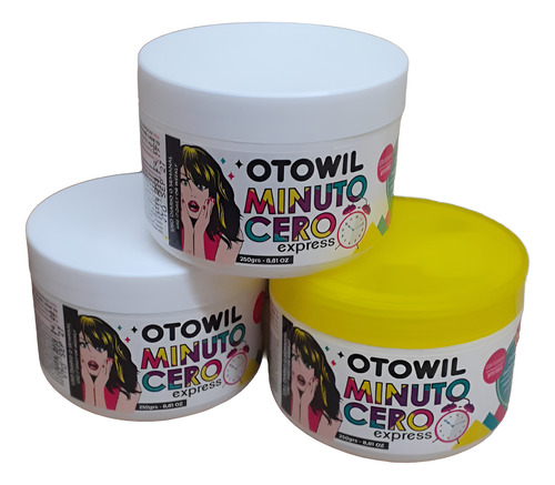 Otowil Baño De Crema Minuto Cero X 250gr X 3 Unidades
