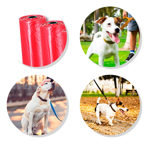 Imagem 4 de 7 de Kit Coletor Fezes 60 Saquinho Pet Cachorro Cata Caca Refil