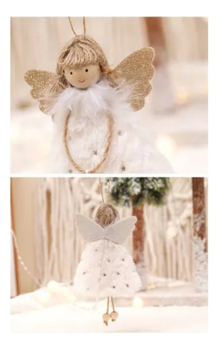 12 Adornos Colgantes De Muñeca De Cuento De Hadas Navideño