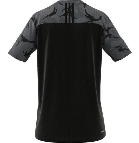 Imagen 3 de 6 de Playera adidas Designed To M Camo Gt1 Gris Para Hombre