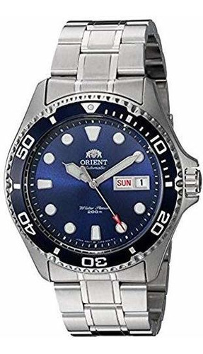 Reloj De Buceo Orient Automatico  Acero Inoxidable Japones  