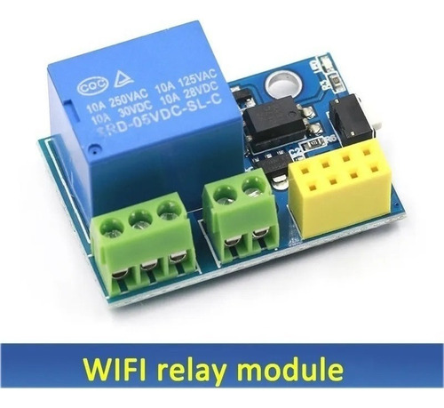 Módulo Relé Wi-fi Esp8266 Com Esp-01 Arduíno Inteligen