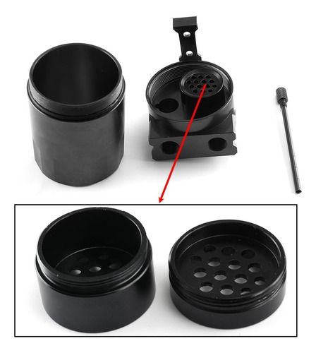 La Captura Universal Del Aceite 300ml Puede Negro Con Filtro