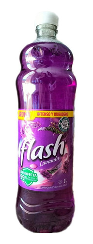 Caja Limpiador Flash Lavanda De 1 Litro Con 12 Piezas -ml