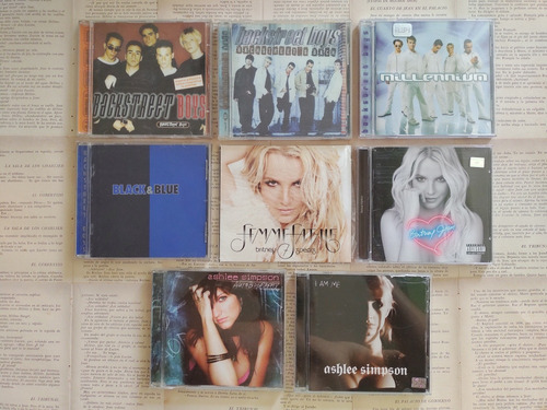 Lote 7 Cd's - (backstreet Boys, Britney Spears)