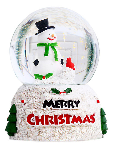 Bola De Cristal Bola De Nieve Navideña Muñeco De Nieve L