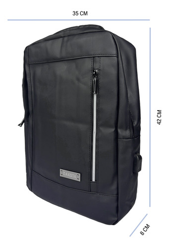 Mochila Impermeable Viaje Dakota Portanotebook Cabina Usb