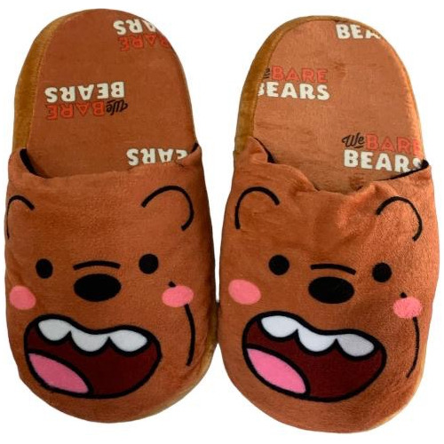 Pantufla Osos Escandalosos Polar Panda Pardo Unitalla 21-25m