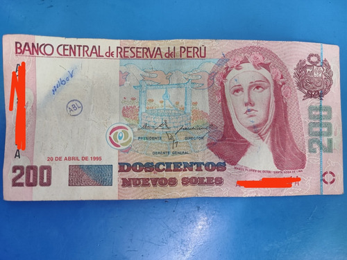 Billete De 200 Soles De 1995 En Buen Estado