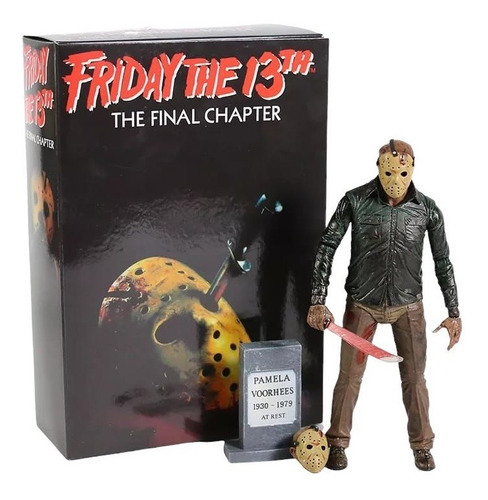 Boneco Articulado 17cm Jason Sexta Feira 13 Filme 7 Ultimo