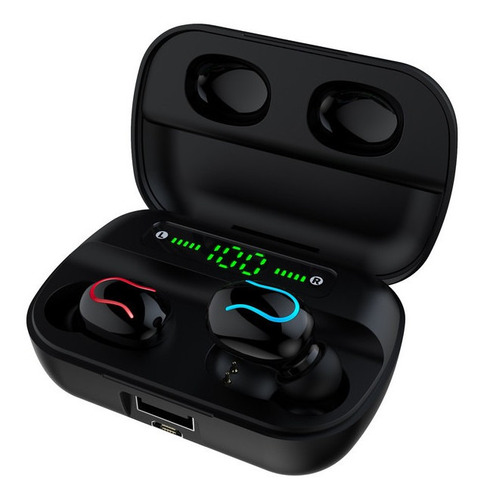 Auriculares Bluetooth True V 5.0 Manos Libres + Cargador Usb