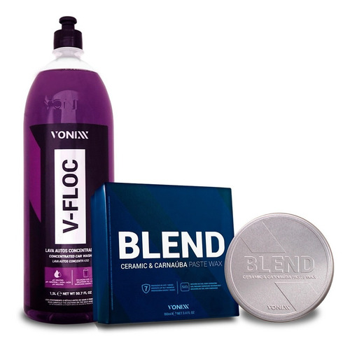 Blend Paste Wax Vonixx + V-floc 1,5l Ph Neutro Shampoo