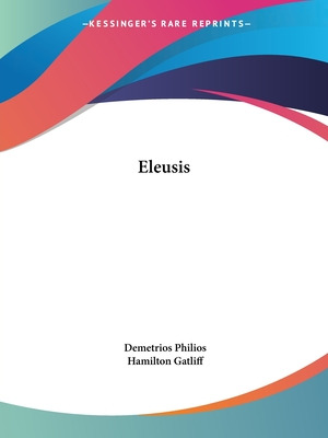 Libro Eleusis - Philios, Demetrios