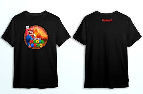 Polera Mario Bros Premium, Estampado De Calidad 