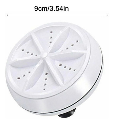 Mini Lavadora Ultrasonica Portátil Turbina 1 Kg Ropa Usb