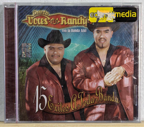 Dueto Voces Del Rancho 15 Exitos A Toda Banda / Cd Nuevo 