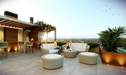 Apartamento Venta Malvin Monoambiente Rambla O´higgins Y 18 De Diciembre, Ed Torre Arenas Al Frente