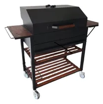 Comprar Parrillera De Carrito Para Uso De Carbón Y Leña