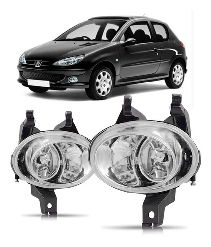 Farol Milha Auxiliar Peugeot 206 1998 A 2003