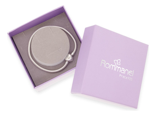 Pulseira Para Berloque Prata 925 Rommanel 850074 850075