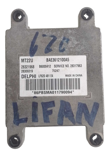 Modulo De Injeção Delphi Lifan 620 Bae3612100a5 (Usado)