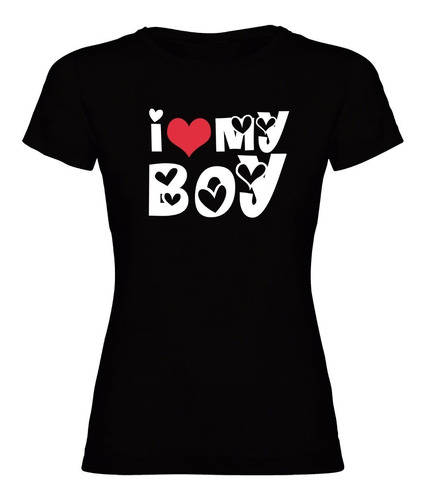 Playera Dama/caballero I Love My Boy/girl 14 Febrero Parejas