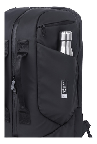 Mochila Bolso Montana Dualbag Zb-908bk 17.3 Viaje Notebook Color Negro Diseño De La Tela Liso