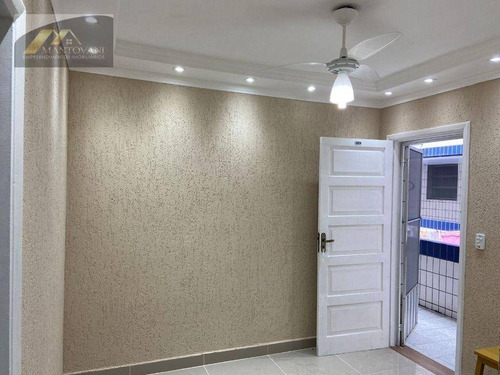 Imagem 1 de 16 de Apartamento Com 1 Dormitório À Venda, 39 M² Por R$ 170.000,00 - Vila Guilhermina - Praia Grande/sp - Ap3053