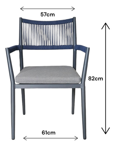 Silla Comedor Para Interior Y Exterior Bek