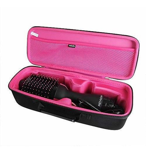 Funda Rígida Para Secador Revlon (negro+rosa)