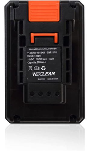 Bateria Extraible Para Weclean V6 V1