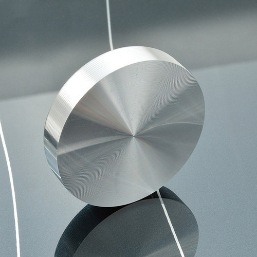 Soporte De Mesa De Vidrio Con Disco Circular De Aluminio Red