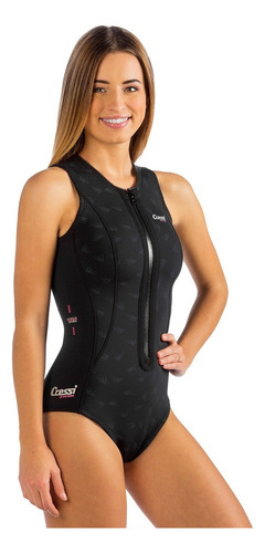 Traje De Baño Cressi Térmico Dama De Neopreno 2 Mm Natación