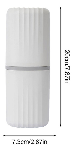Portacepillos De Dientes Con Tapa Taza De Viaje Para Cepillo