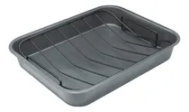 Comprar Asadera Con Rejilla Rectangular Alta Antiadherente 37x29x5cm