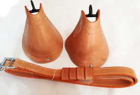 Estribos Capachos De Suela Cincelados Y Bordes Pintados!