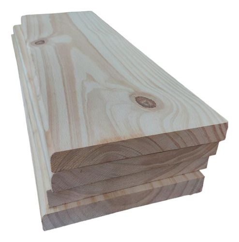 Escalon De Madera Pino 3cmx24cmx90cm